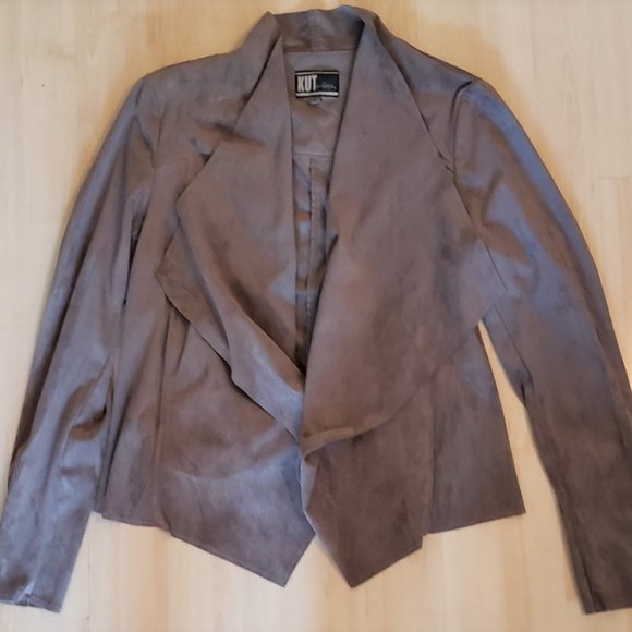 Faux suede jacket - Picture 1 of 3